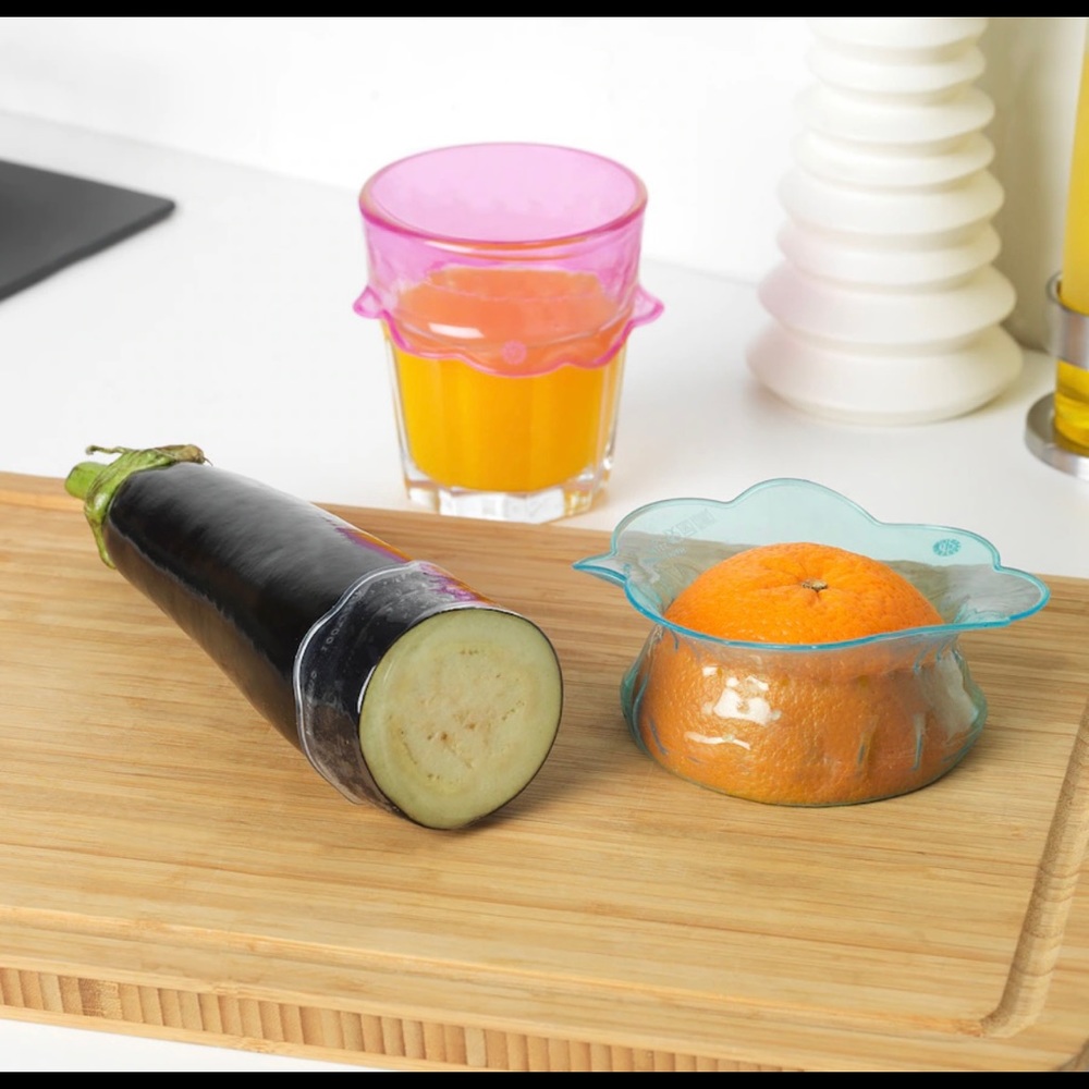 IKEA ÖVERMÄTT
Food cover, set of 3, silicone multicolor (2 boxes) - Picture 2 of 9